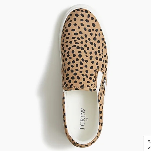 * SOLD* J.Crew leopard slip-on sneakers - Picture 4 of 4
